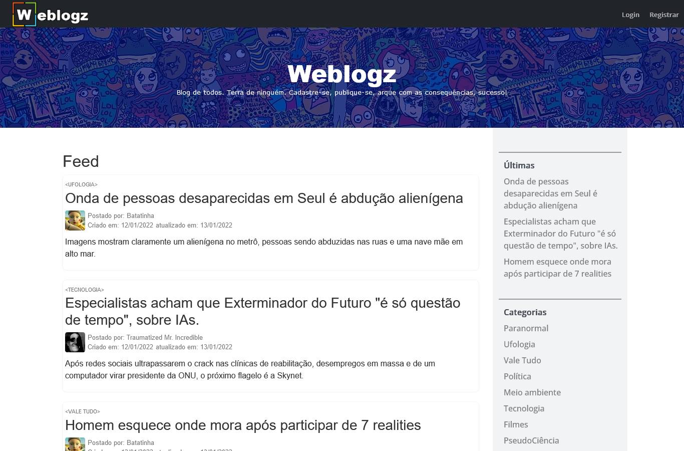 Weblogz